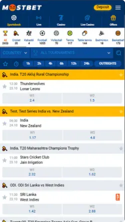 Mostbet app Download APK